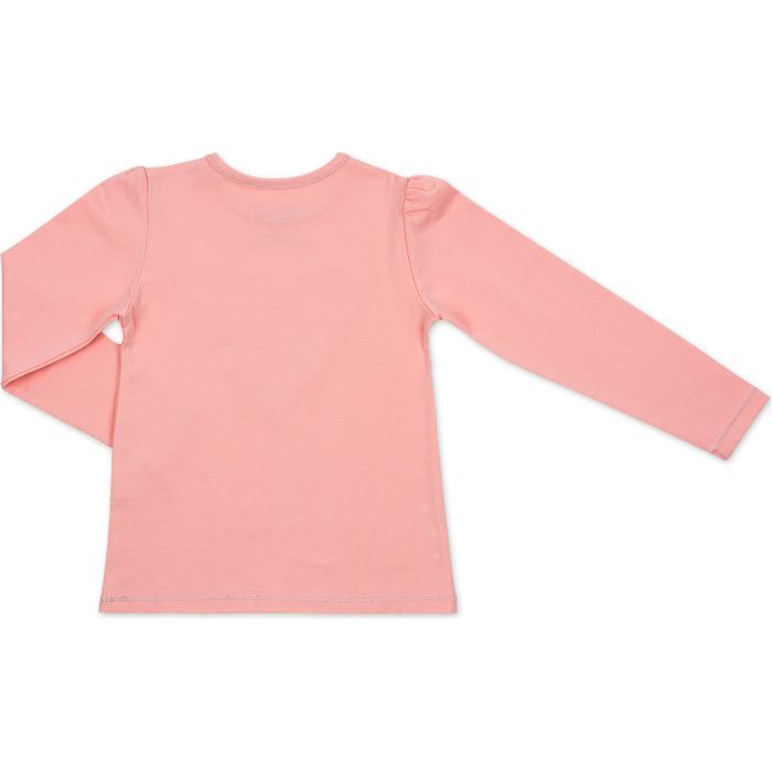 Кофта дитяча Breeze з серцем і стразами (7885-116G-peach) зображення 2
