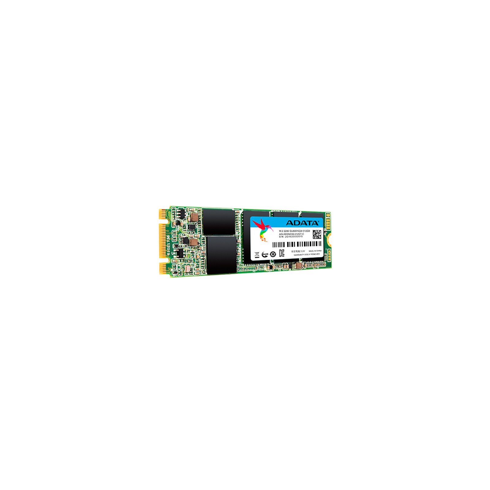 Накопитель SSD M.2 2280 256GB ADATA (ASU800NS38-256GT-C) изображение 2
