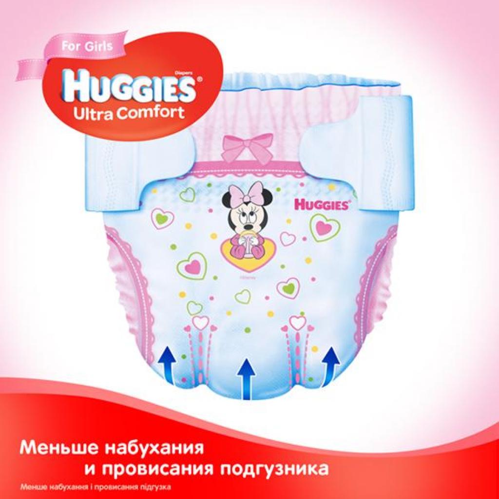 Підгузки Huggies Ultra Comfort 5 Mega для девочек (12-22 кг) 56 шт (5029053543642) зображення 4