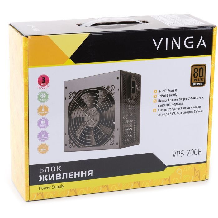 Блок питания Vinga 700W (VPS-700B) изображение 11