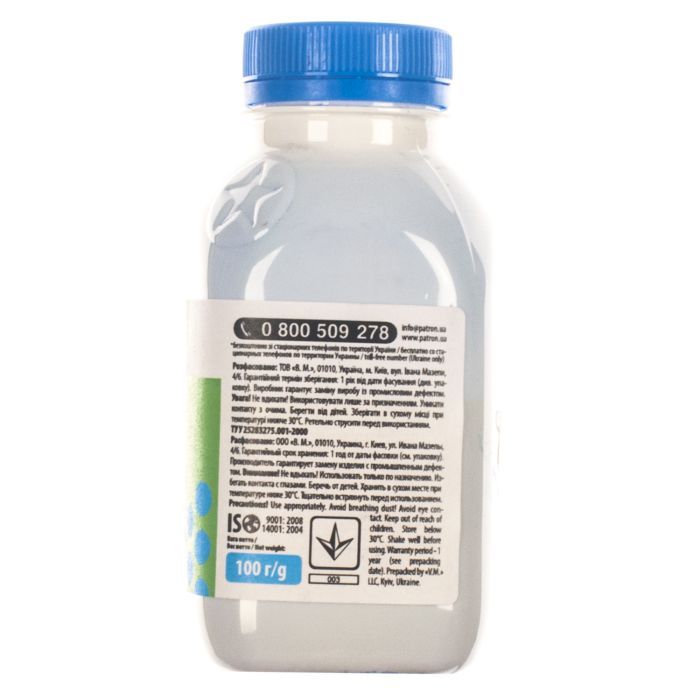 Тонер HP CLJ 1500/3000/4600/CP1215) CYAN 50г Patron (HCS-A-C-050) зображення 3