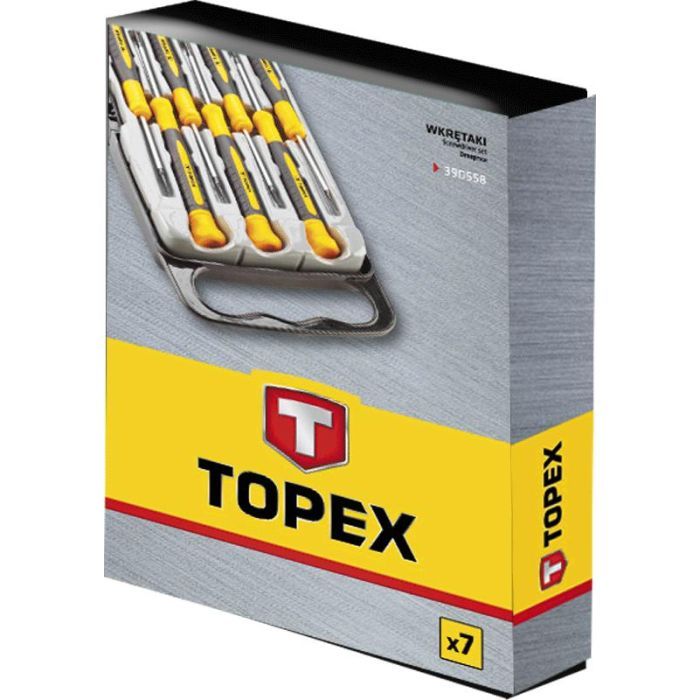 Набор отверток Topex прецизионных, 7 шт. (39D558) изображение 2