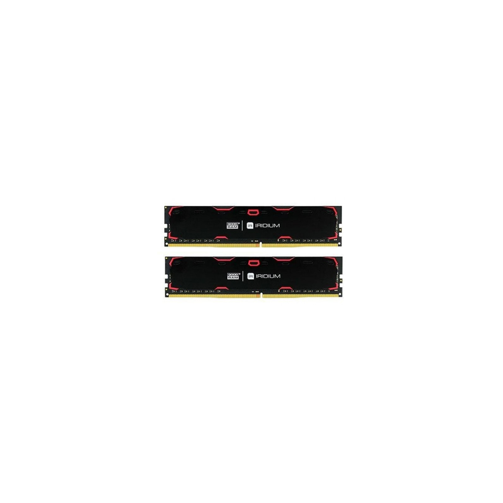 Модуль памяти для компьютера DDR4 32GB (2x16GB) 2400 MHz Iridium Black Goodram (IR-2400D464L17/32GDC)