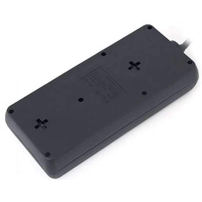 Мережевий фільтр живлення REAL-EL REAL-EL RS-8 PROTECT, 3m, black (EL122300022) зображення 7