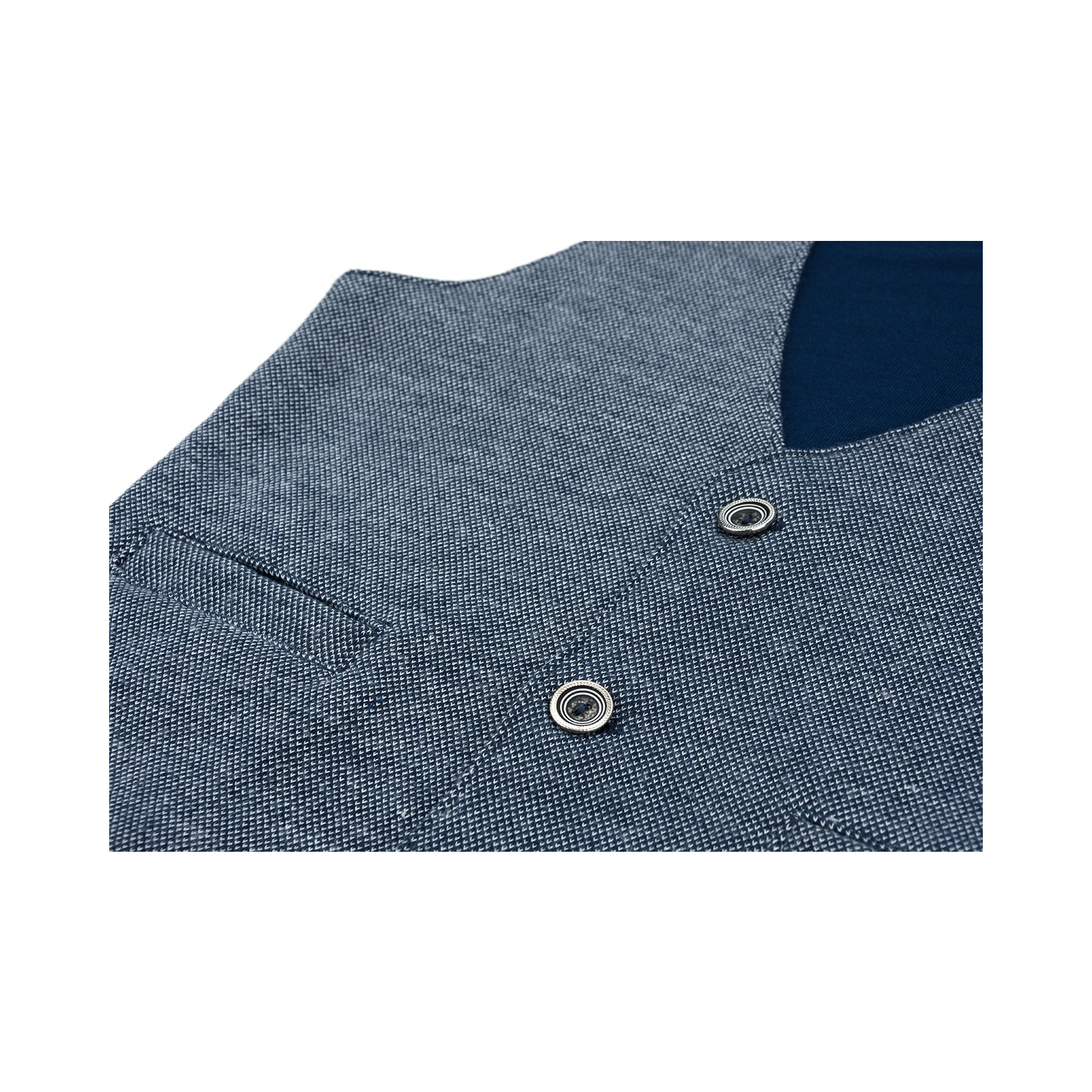 Жилет Breeze трикотажний з кишеньками (10555-140B-blue) зображення 5