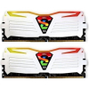 Модуль памяти для компьютера DDR4 16GB (2x8GB) 2400 MHz Super Luce White RGB LED Geil (GLWC416GB2400C16DC)