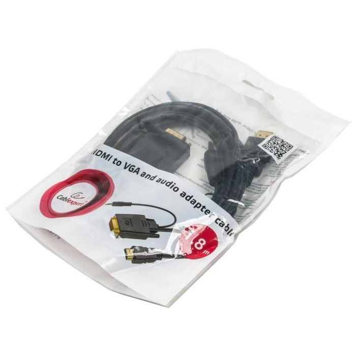 Переходник HDMI to VGA Cablexpert (A-HDMI-VGA-03-6) изображение 2