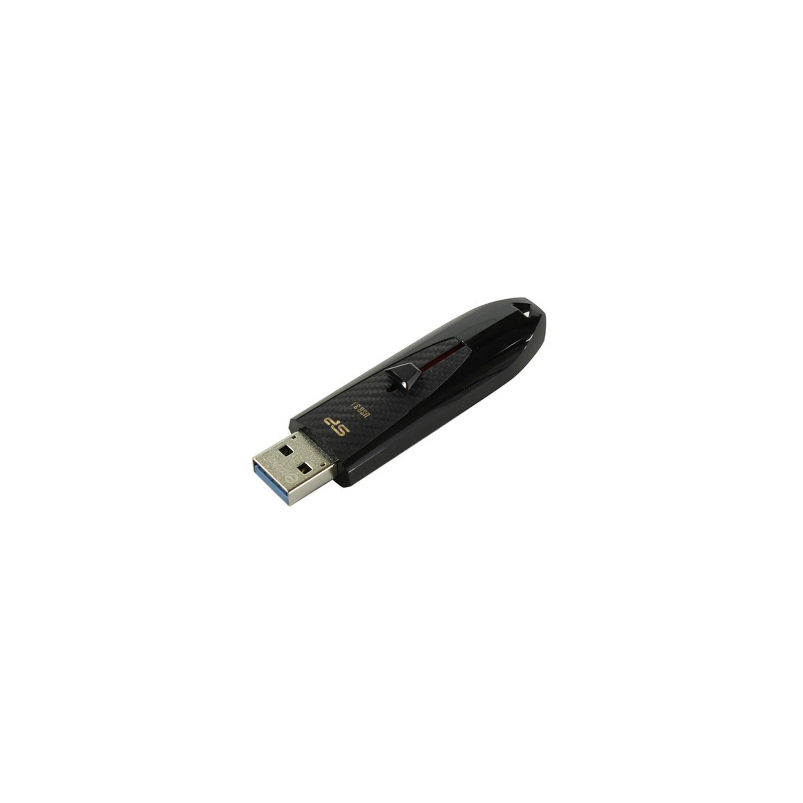 USB флеш накопитель Silicon Power 32GB B25 Black USB 3.0 (SP032GBUF3B25V1K) изображение 3