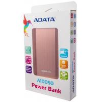 Батарея универсальная ADATA A10050 10050mAh Rose Golden (AA10050-5V-CRG) изображение 5