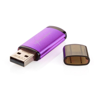 USB флеш накопитель eXceleram 32GB A3 Series Purple USB 3.1 Gen 1 (EXA3U3PU32) изображение 5