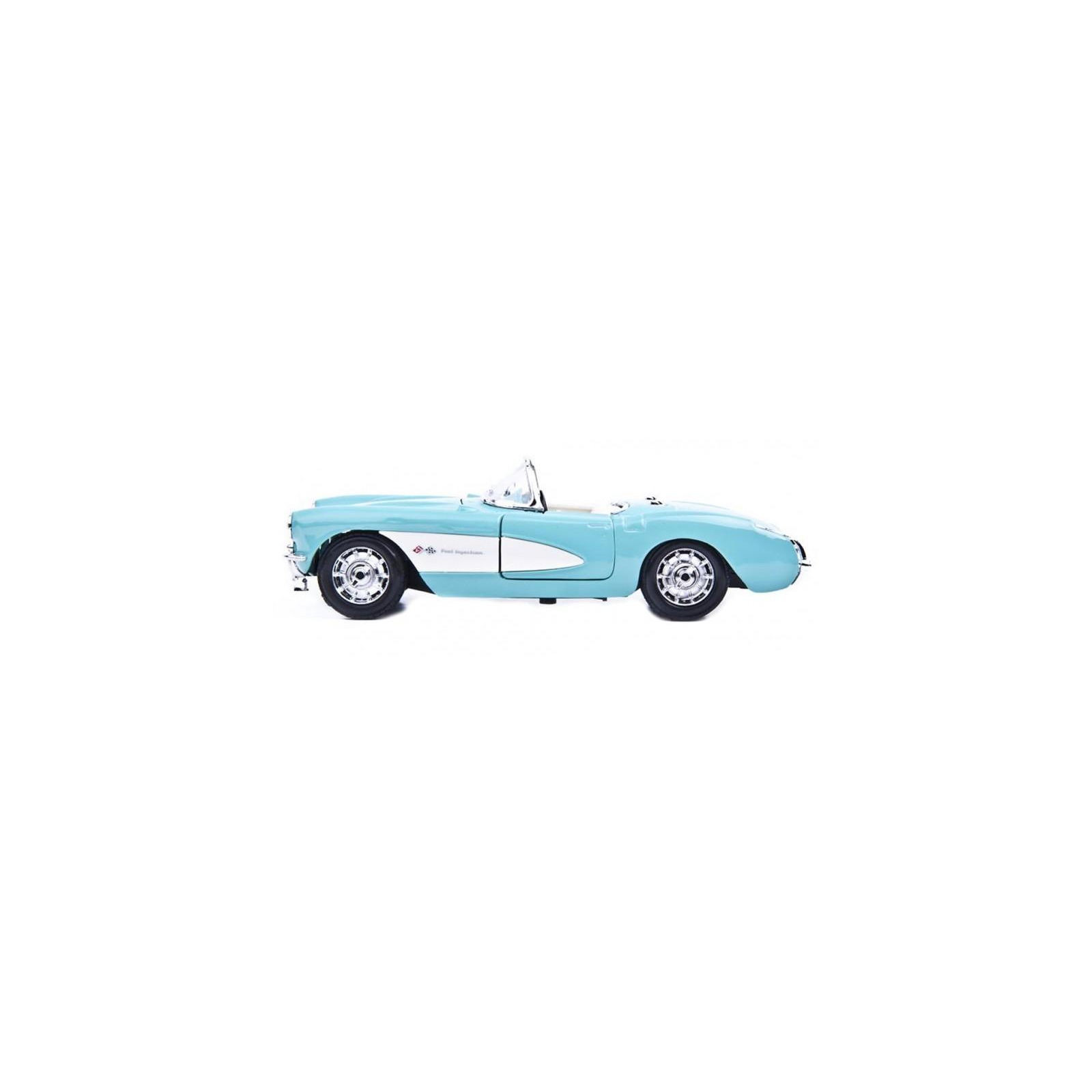 Машина Maisto Chevrolet Corvette голубой 1957 (1:24) (31275 lt. blue) изображение 2