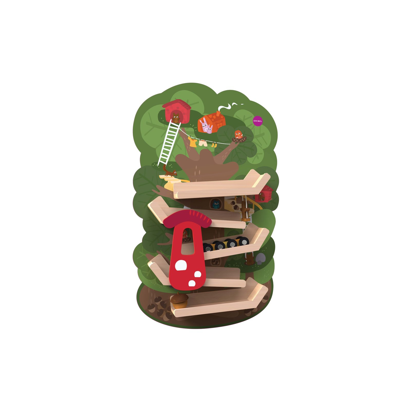 Развивающая игрушка Oribel Настенная Приключение на дереве (OR815-90001) изображение 3