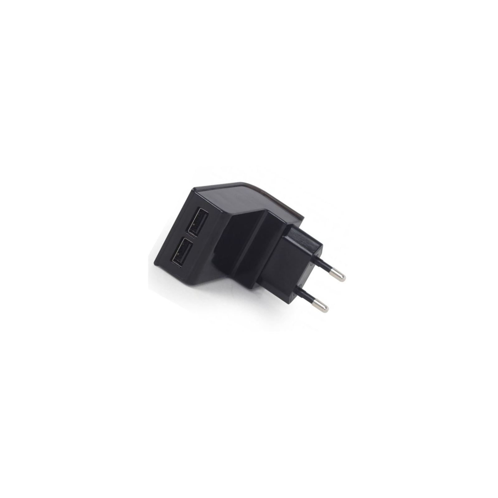 Зарядний пристрій EnerGenie USB 2.1A black (EG-U2C2A-02) зображення 3