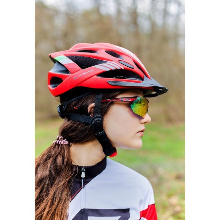 Шлем Velotrade с козырьком СIGNA WT-036 красный М (54-57см) (HEAD-012) изображение 4