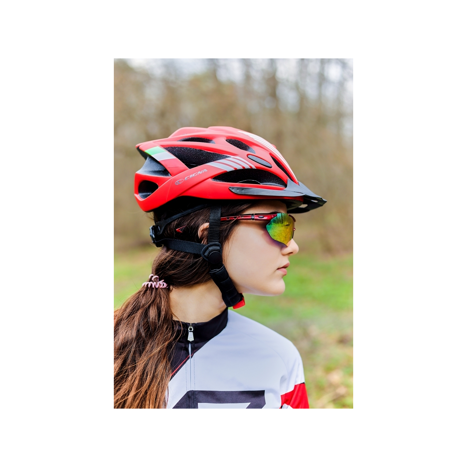 Шлем Velotrade с козырьком СIGNA WT-036 красный М (54-57см) (HEAD-012) изображение 4