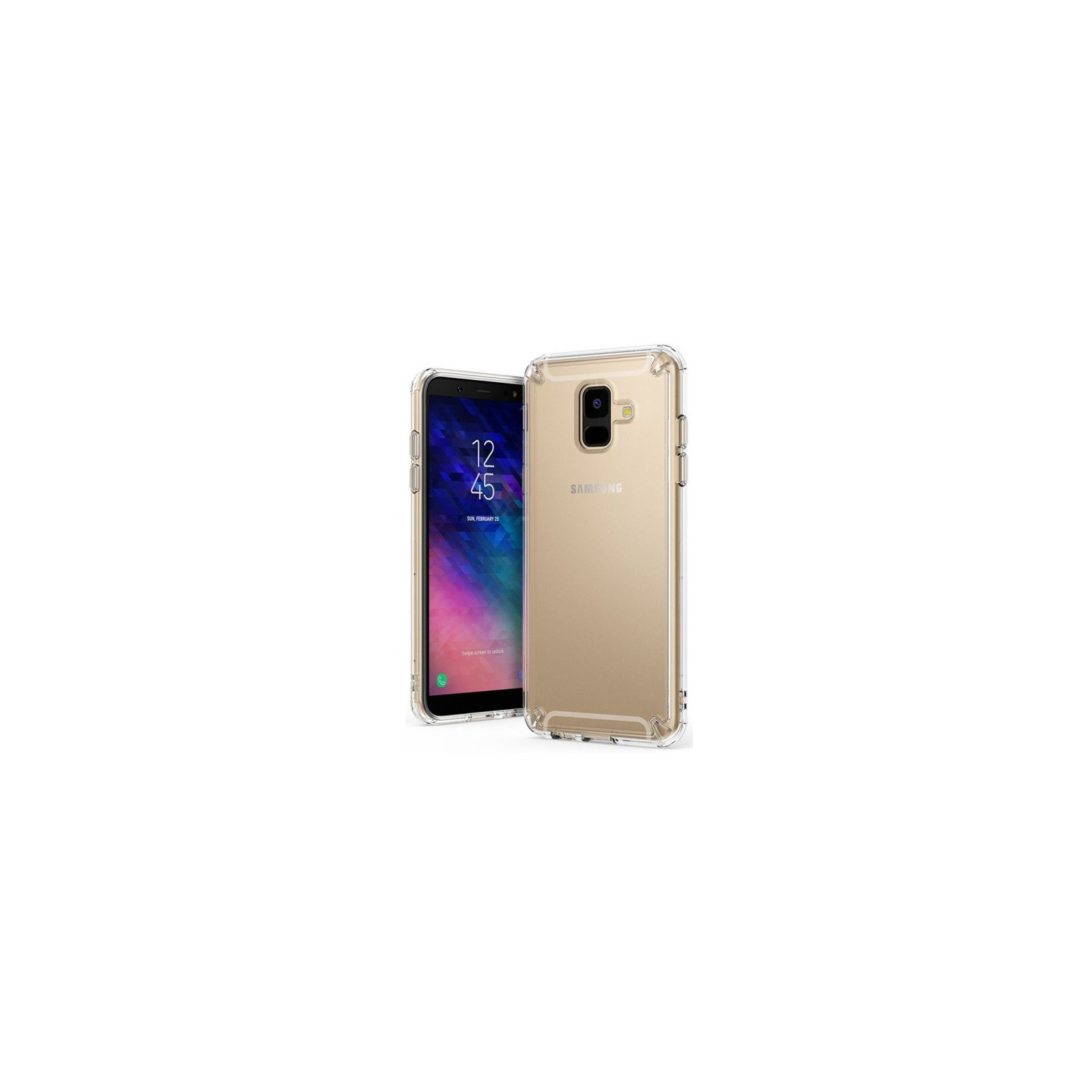 Чохол до мобільного телефона Ringke Fusion Samsung Galaxy A6 Clear (RCS4437)