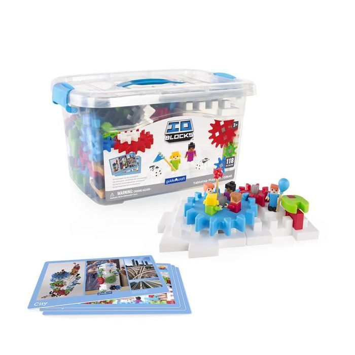 Конструктор Guidecraft IO Blocks Tabletop System 118 деталей (G9640)