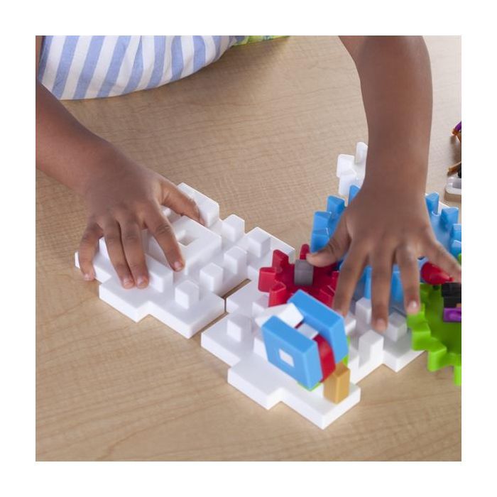 Конструктор Guidecraft IO Blocks Tabletop System 118 деталей (G9640) изображение 9