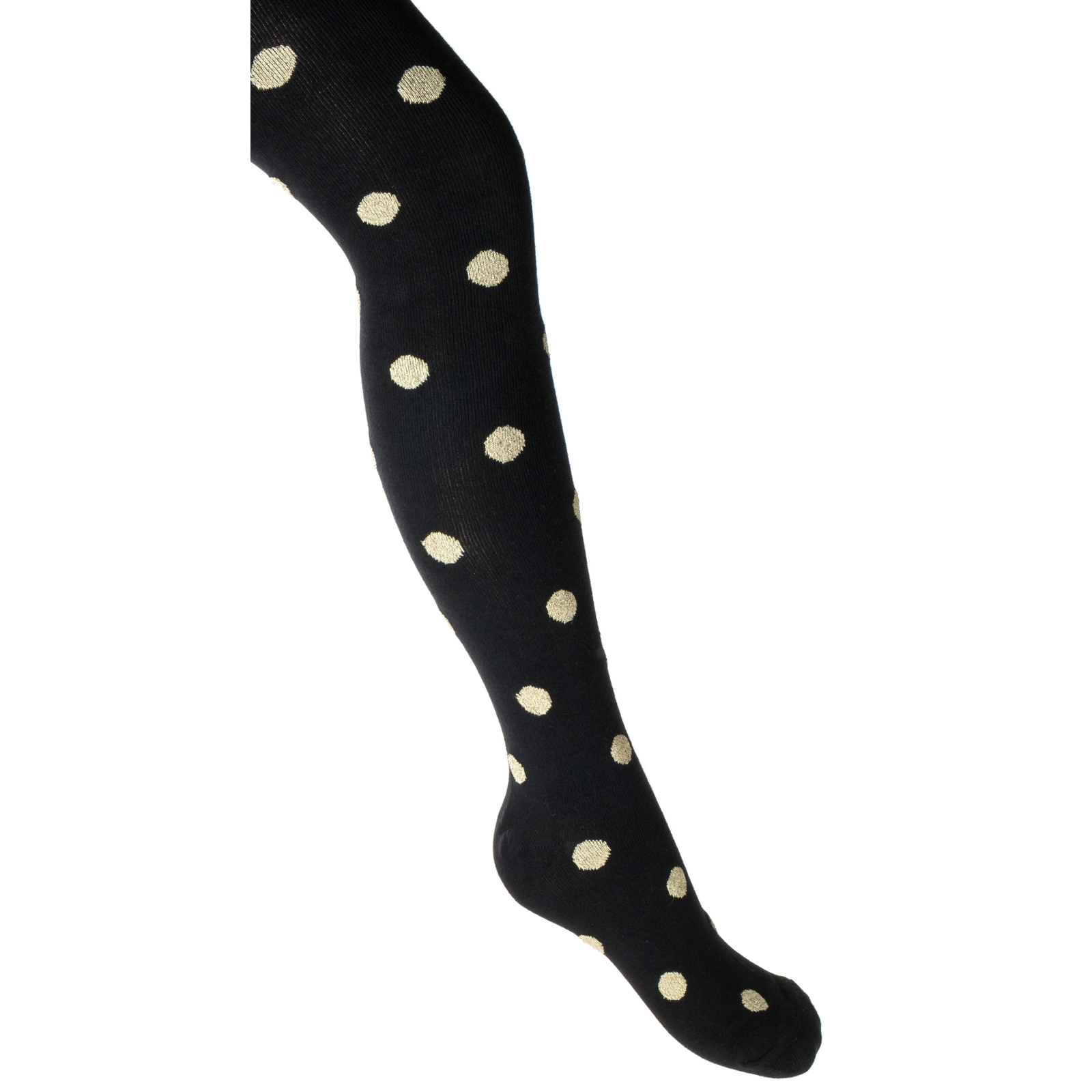 Колготки UCS Socks в горошок з люрексу (M0C0301-2051-9G-black)