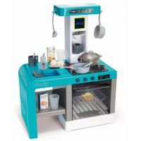Игровой набор Smoby Интерактивная кухня Шеф с эффектом кипения Голубая (311409)