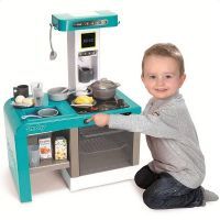Игровой набор Smoby Интерактивная кухня Шеф с эффектом кипения Голубая (311409) изображение 3
