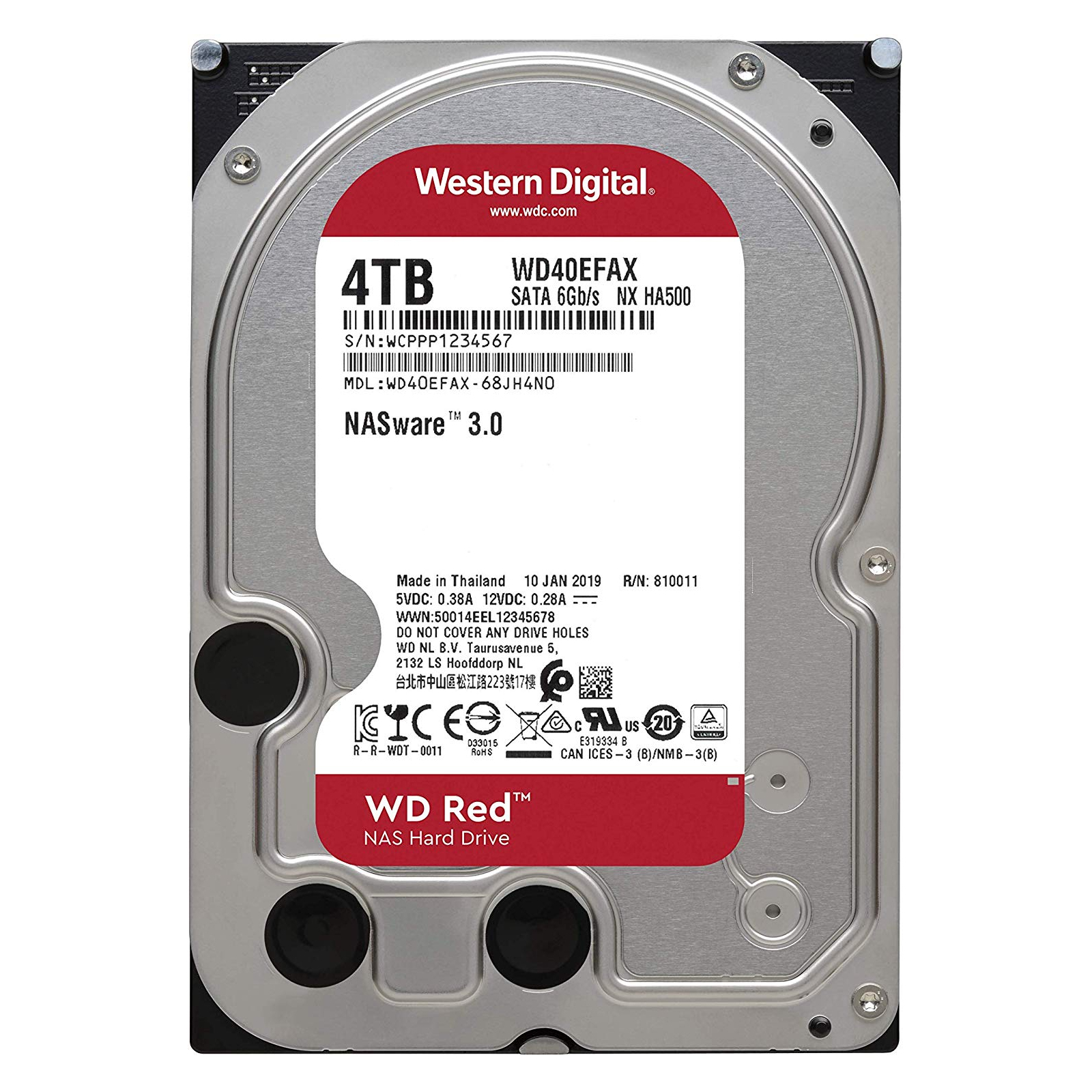 Жорсткий диск 3.5" 8TB WD (WD80EFAX)