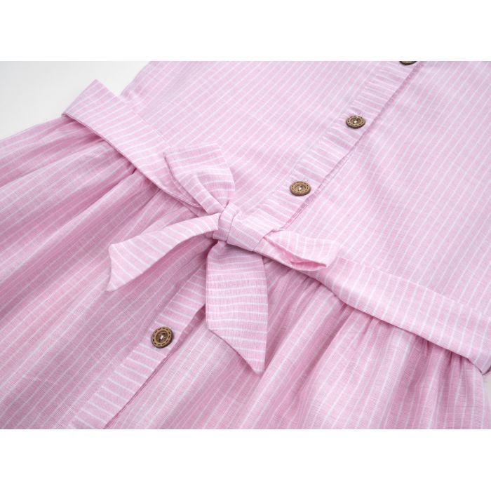 Платье детское Bushra в полосочку (201015-158G-pink) изображение 4