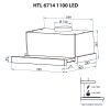 Вытяжка кухонная Minola HTL 6714 WH 1100 LED изображение 10