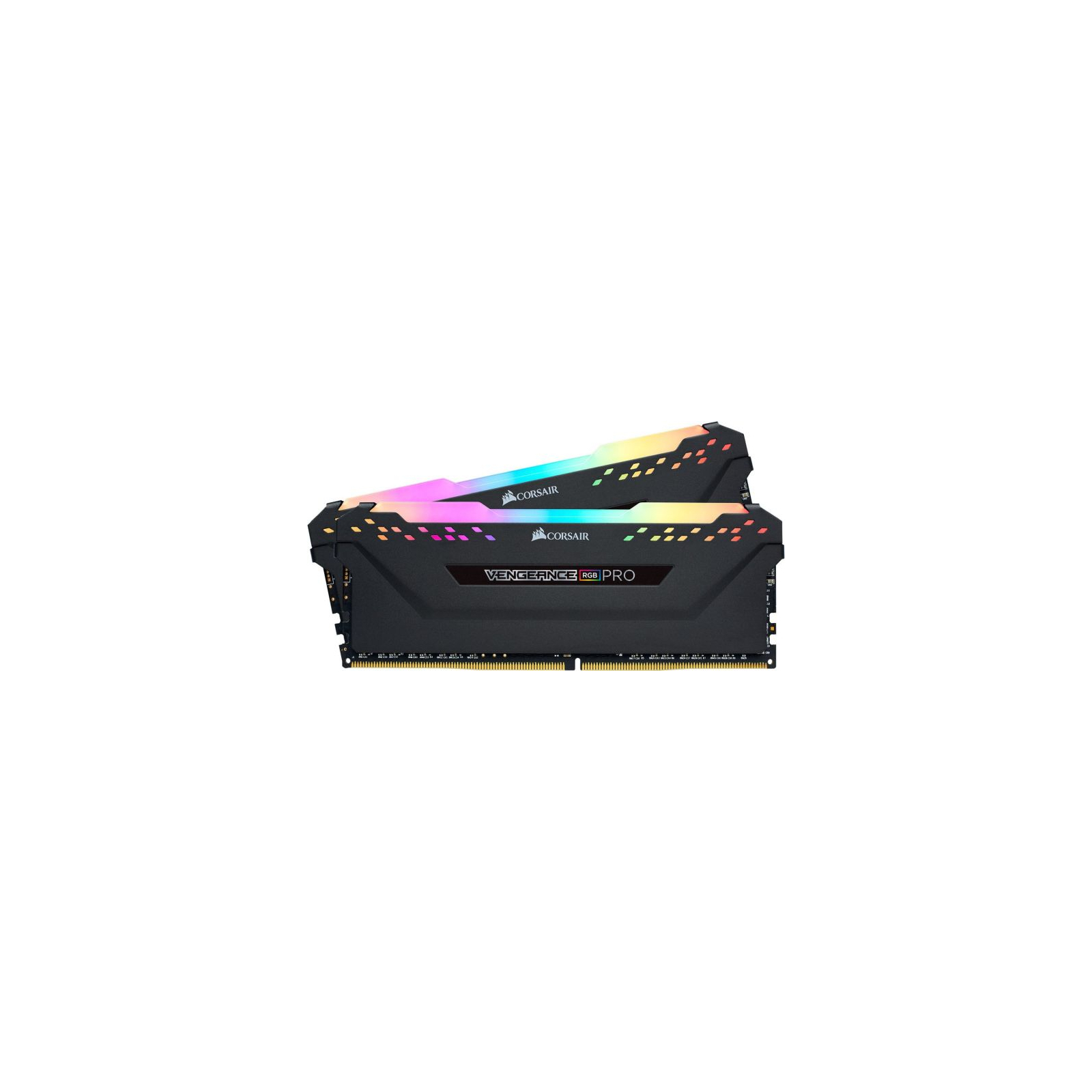 Модуль памяти для компьютера DDR4 32GB (2x16GB) 3200 MHz Vengeance RGB Pro Black Corsair (CMW32GX4M2C3200C16) изображение 2
