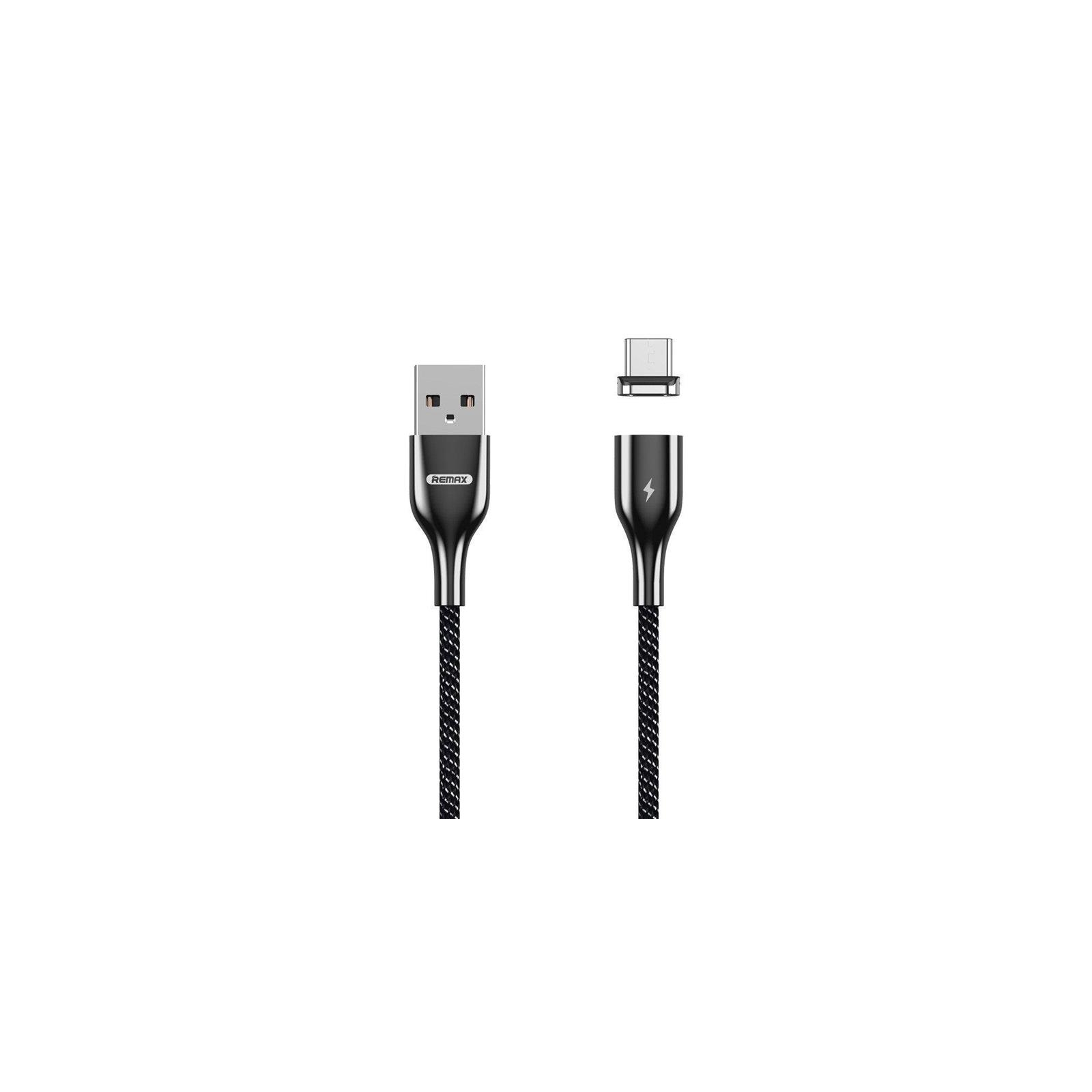Дата кабель USB 2.0 AM to Type-C 1.0m Cigan Powerful Magnet Remax (RC-156A-BLACK)