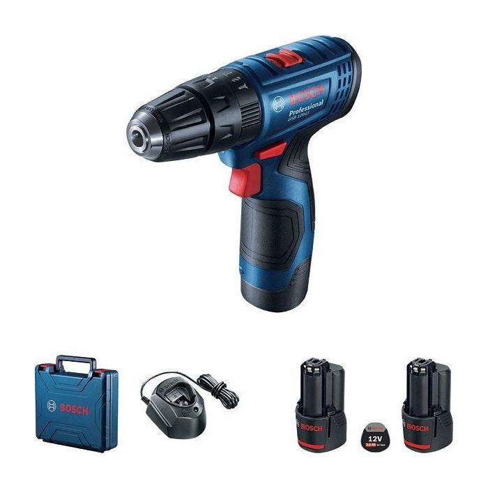 Шуруповерт Bosch GSB 120-Li аккумуляторный, 2*2.0Аh (0.601.9G8.100)