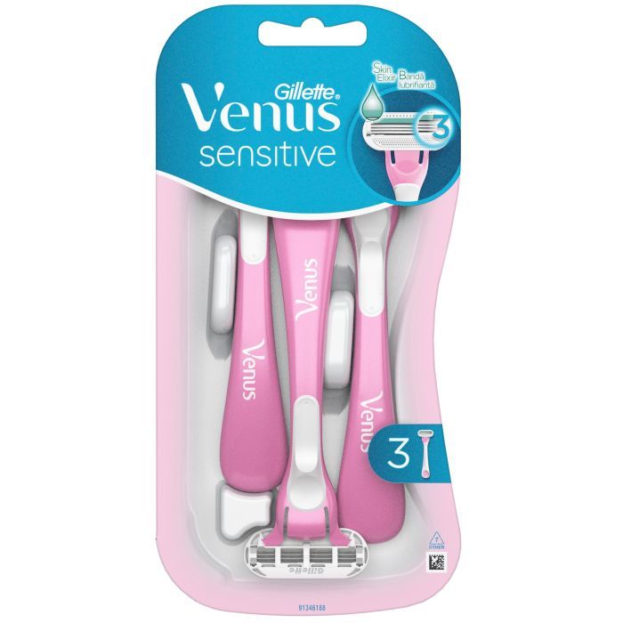 Бритва Gillette Venus Smooth Sensitive 3 шт. (7702018491544) зображення 2