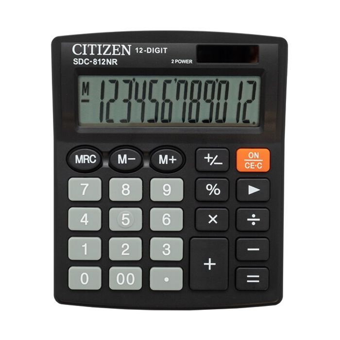 Калькулятор Citizen SDC-812NR