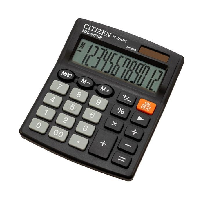 Калькулятор Citizen SDC-812NR зображення 2