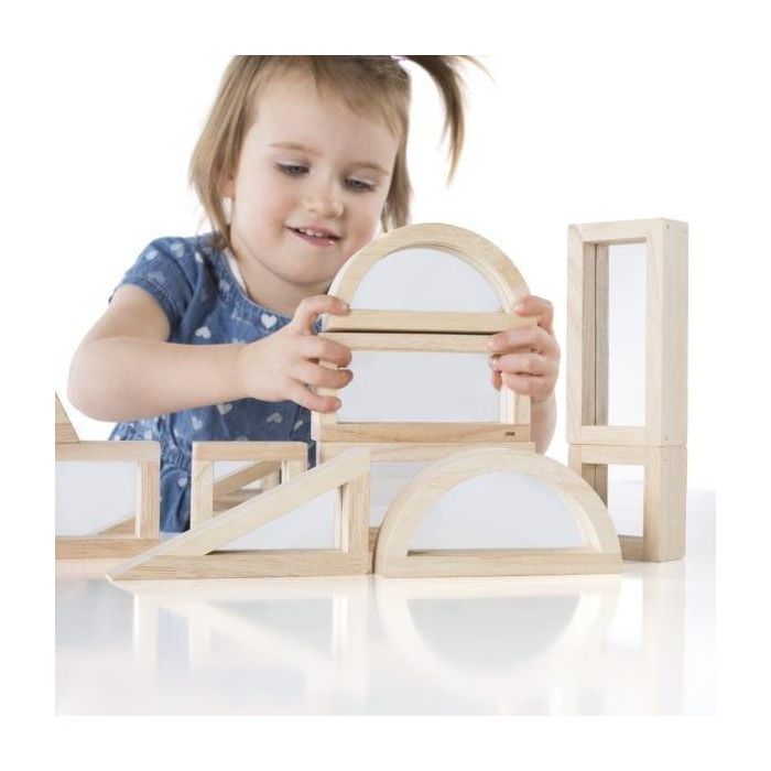 Игровой набор Guidecraft стандартных блоков Block Play Зеркало, 10 шт. (G3017) изображение 5