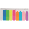 Стікер-закладка Buromax Plastic bookmarks 45x12mm, 8*25шт, neon (BM.2307-98) зображення 2