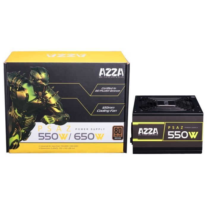 Блок питания Azza 550W (PSAZ-550W) изображение 3