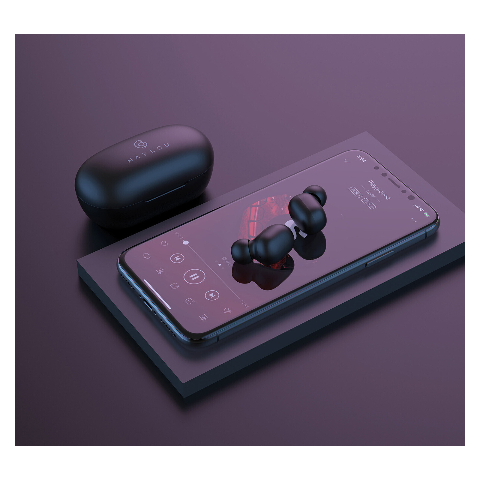 Навушники Haylou GT1 Pro Black зображення 8
