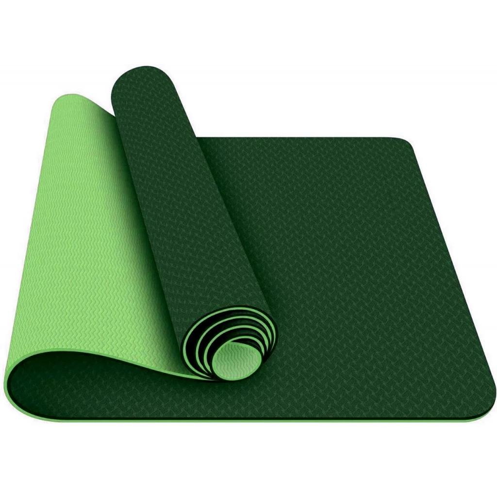 Килимок для фітнесу Power System Yoga Mat Premium PS-4056 Green (PS-4056_Green) зображення 4