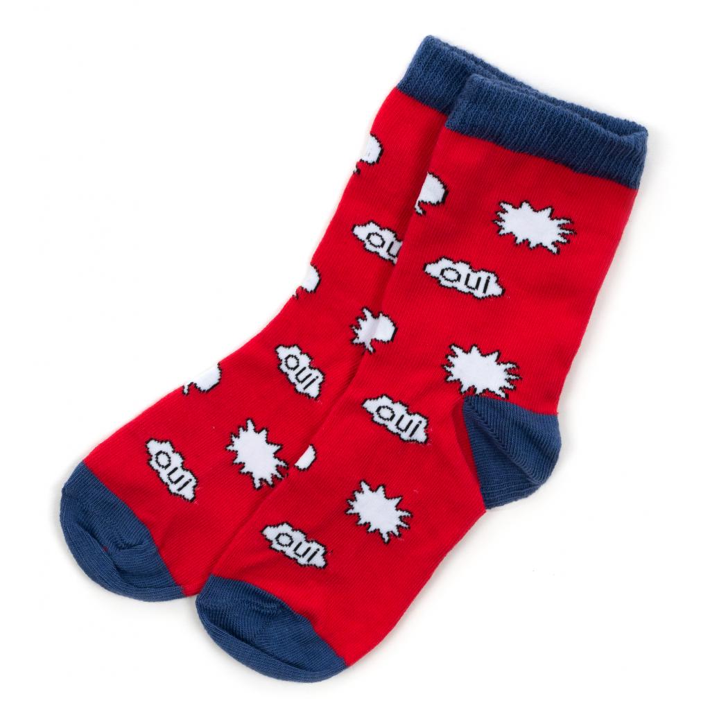 Шкарпетки дитячі Bross з хмаринками (17063-7-red)