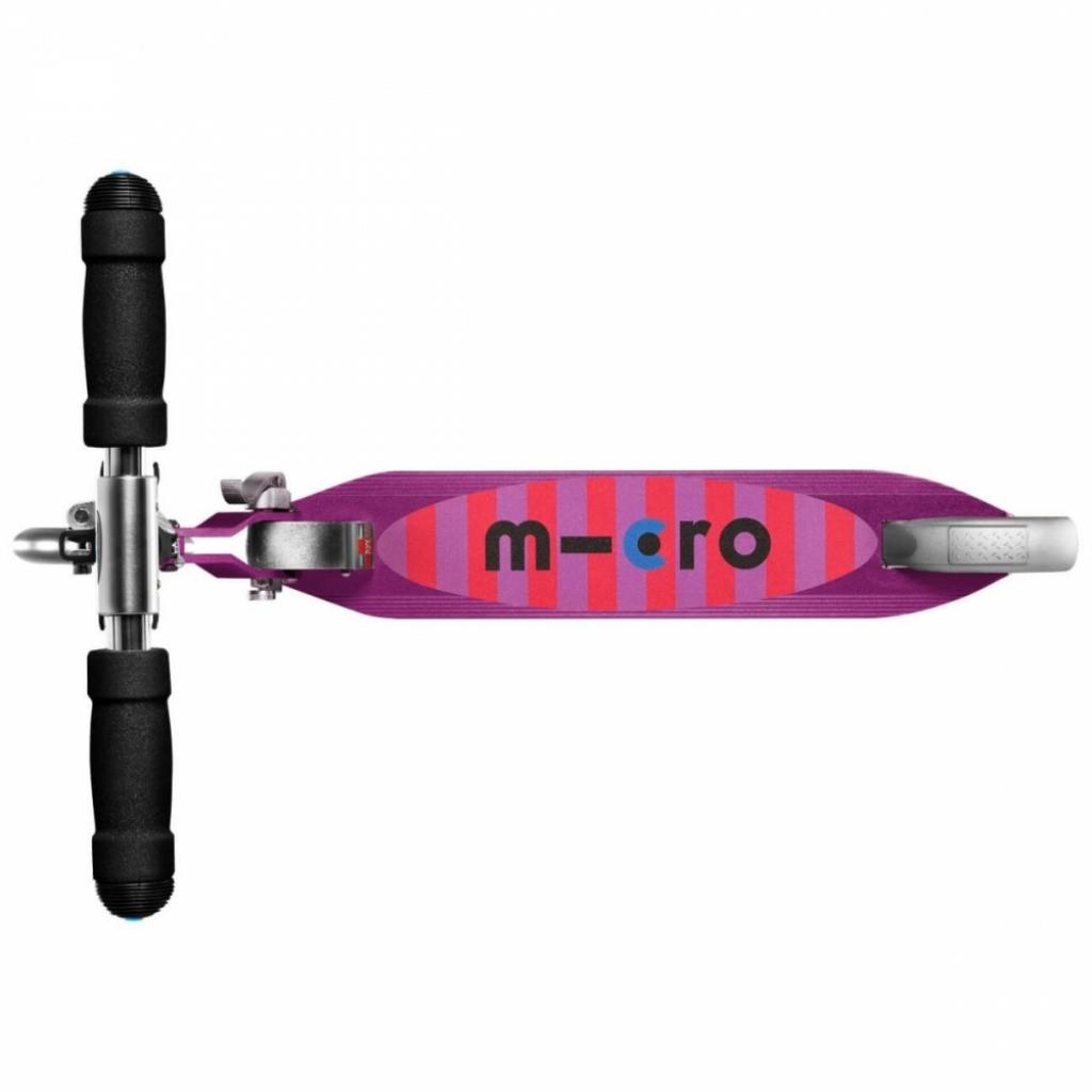 Самокат Micro Sprite Purple stripe LED (SA0219) изображение 2
