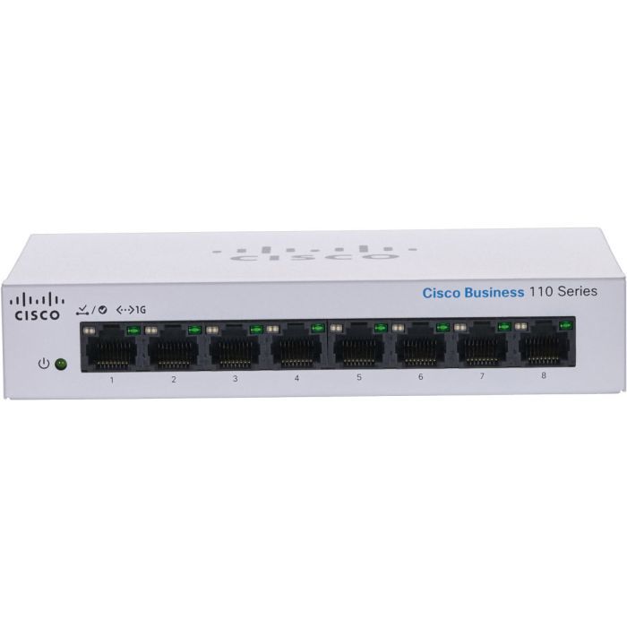 Коммутатор сетевой Cisco CBS110-8T-D-EU изображение 2