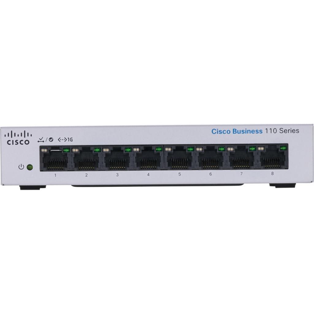 Комутатор мережевий Cisco CBS110-8T-D-EU зображення 3