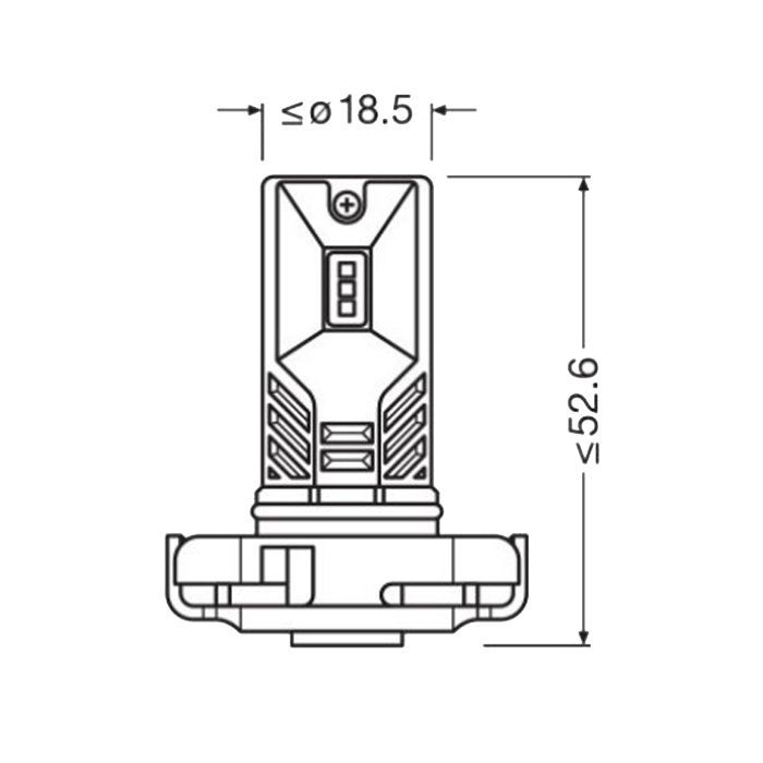 Автолампа Osram світлодіодна (OS 2604CW) зображення 2