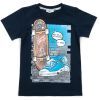 Футболка детская Breeze со скейтом (12363-140B-blue)