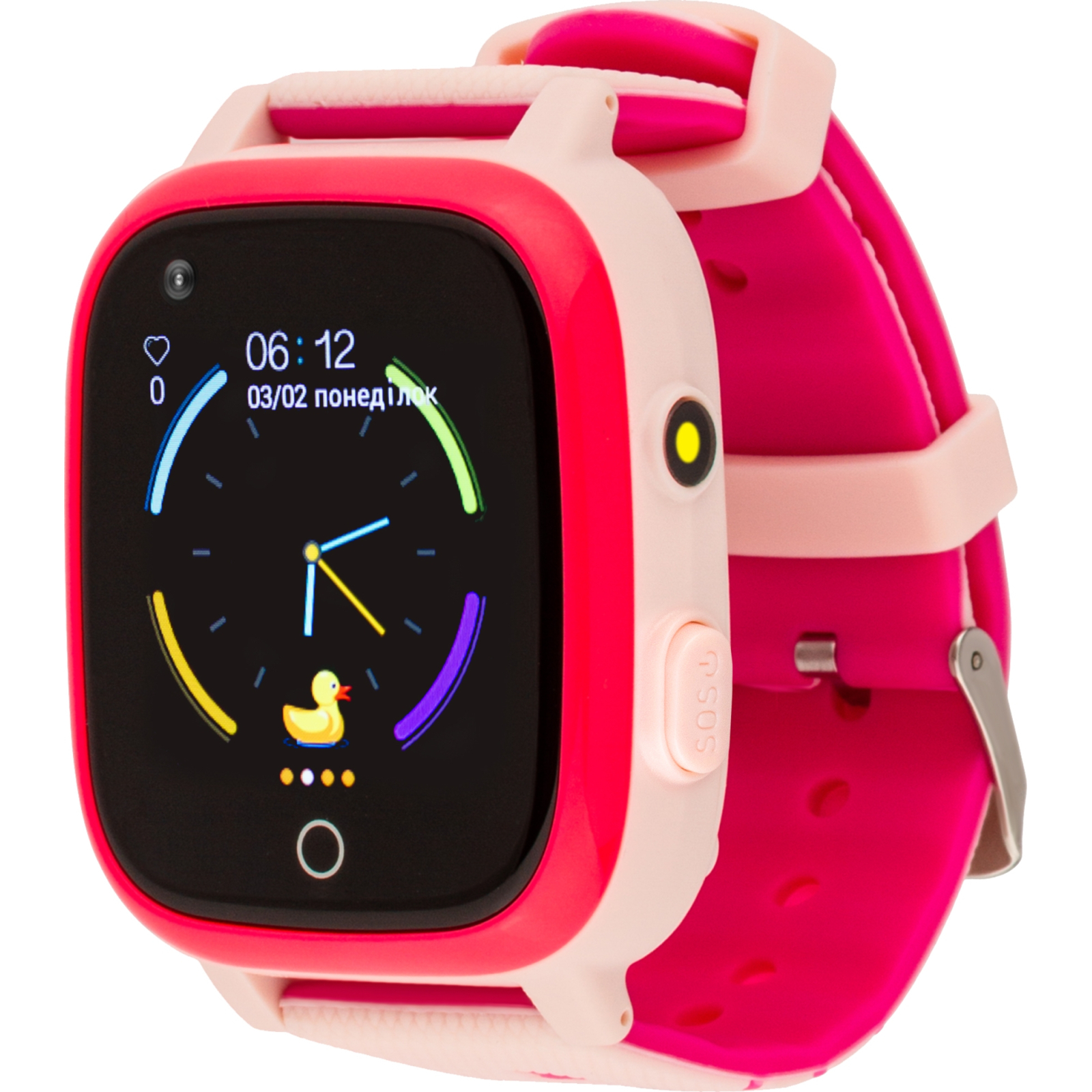 Смарт-часы Amigo GO005 4G WIFI Kids waterproof Thermometer Pink (747018)