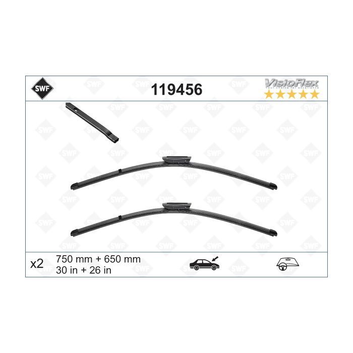 Щетка стеклоочистителя SWF 119456
