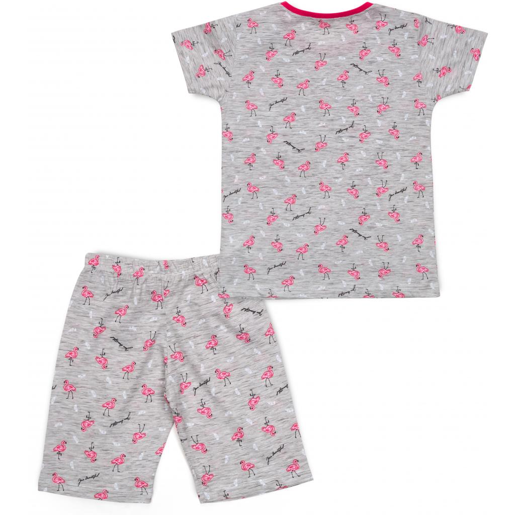 Пижама Breeze с фламинго (15778-134G-gray) изображение 4