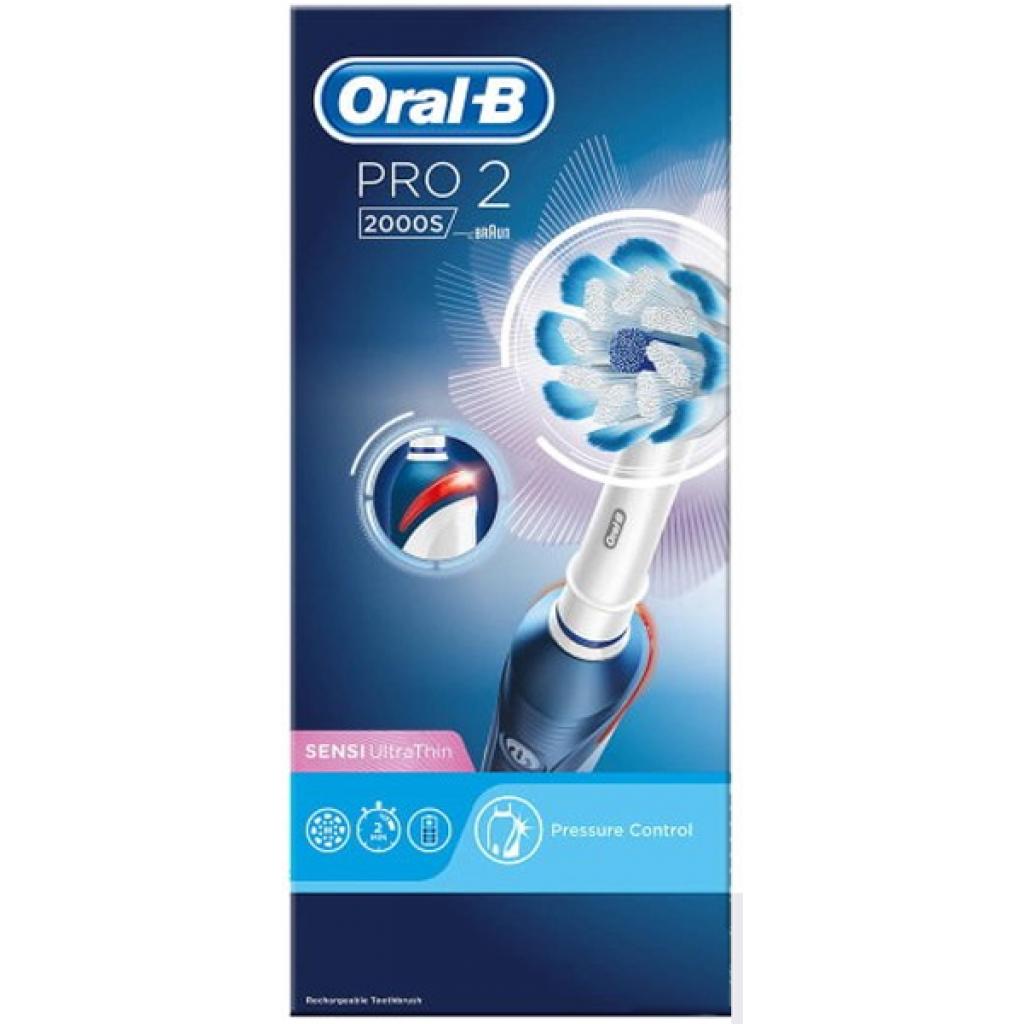 Электрическая зубная щетка Oral-B PRO2 2000 D 501.513.2 SU Sensi Ultrathin изображение 2