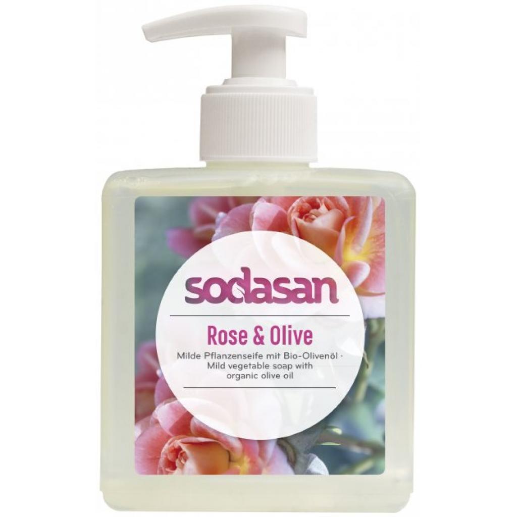 Рідке мило Sodasan органічне Rose-Olive тонізуюче 300 мл (4019886076364)